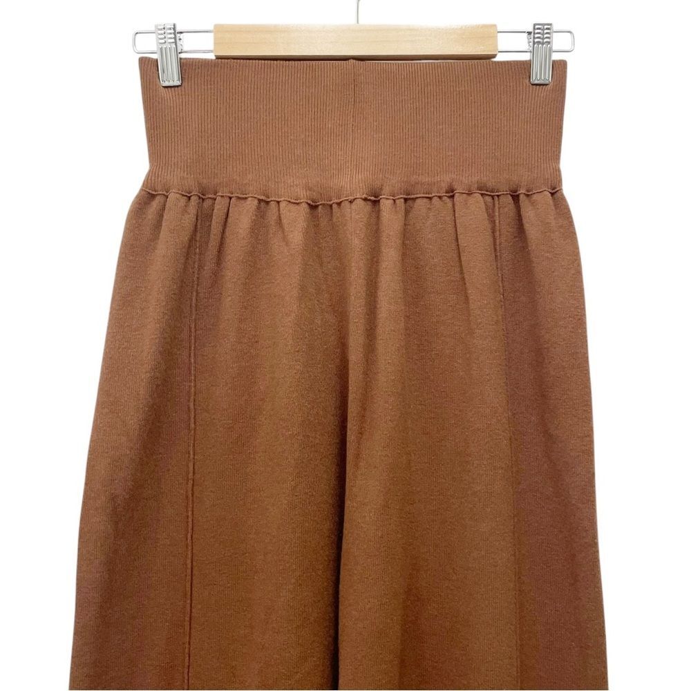 NWT Silk & Salt Luxe Lounge Pants Sweater Knit Pant Chestnut Brown Size XL NEW - Picture 5 of 12